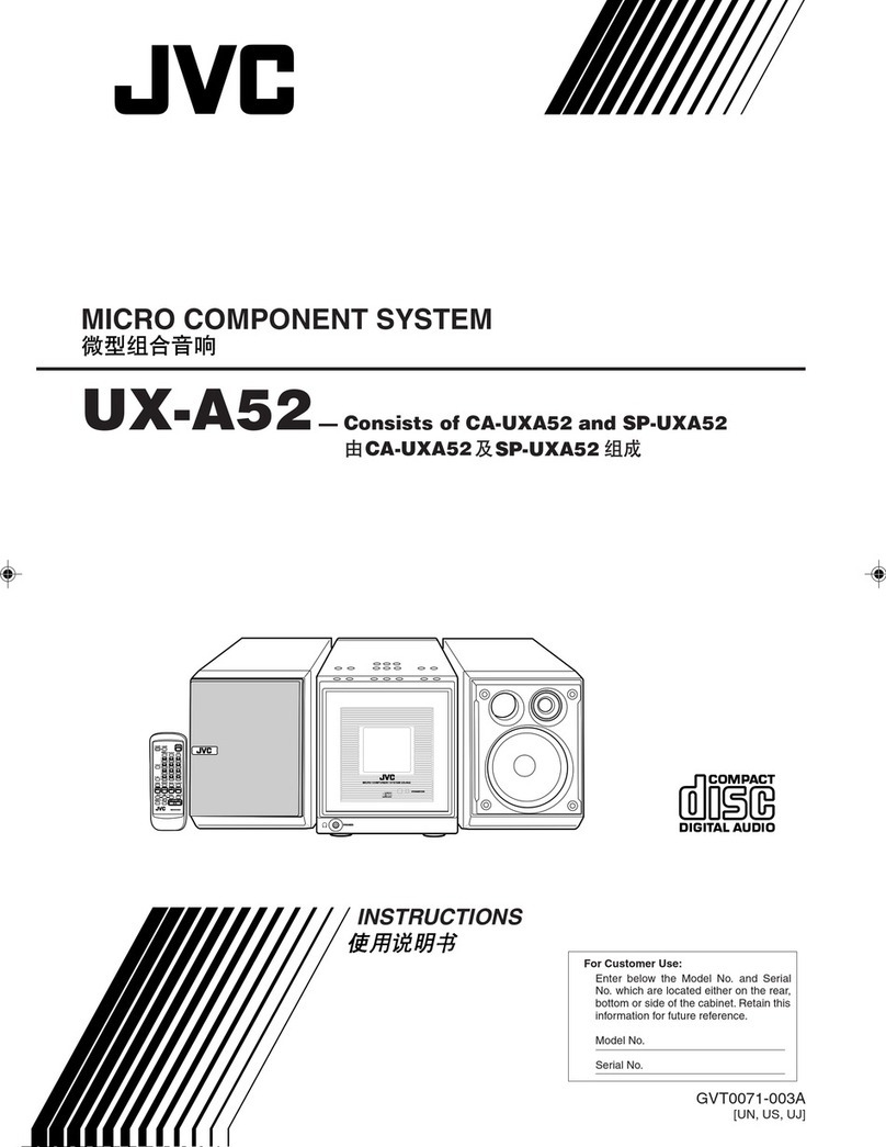 JVC UX-A52 User manual