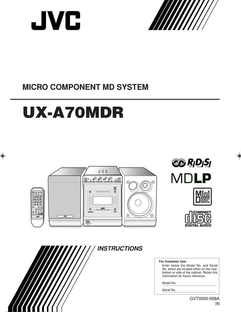 JVC UX-A70MDR User manual