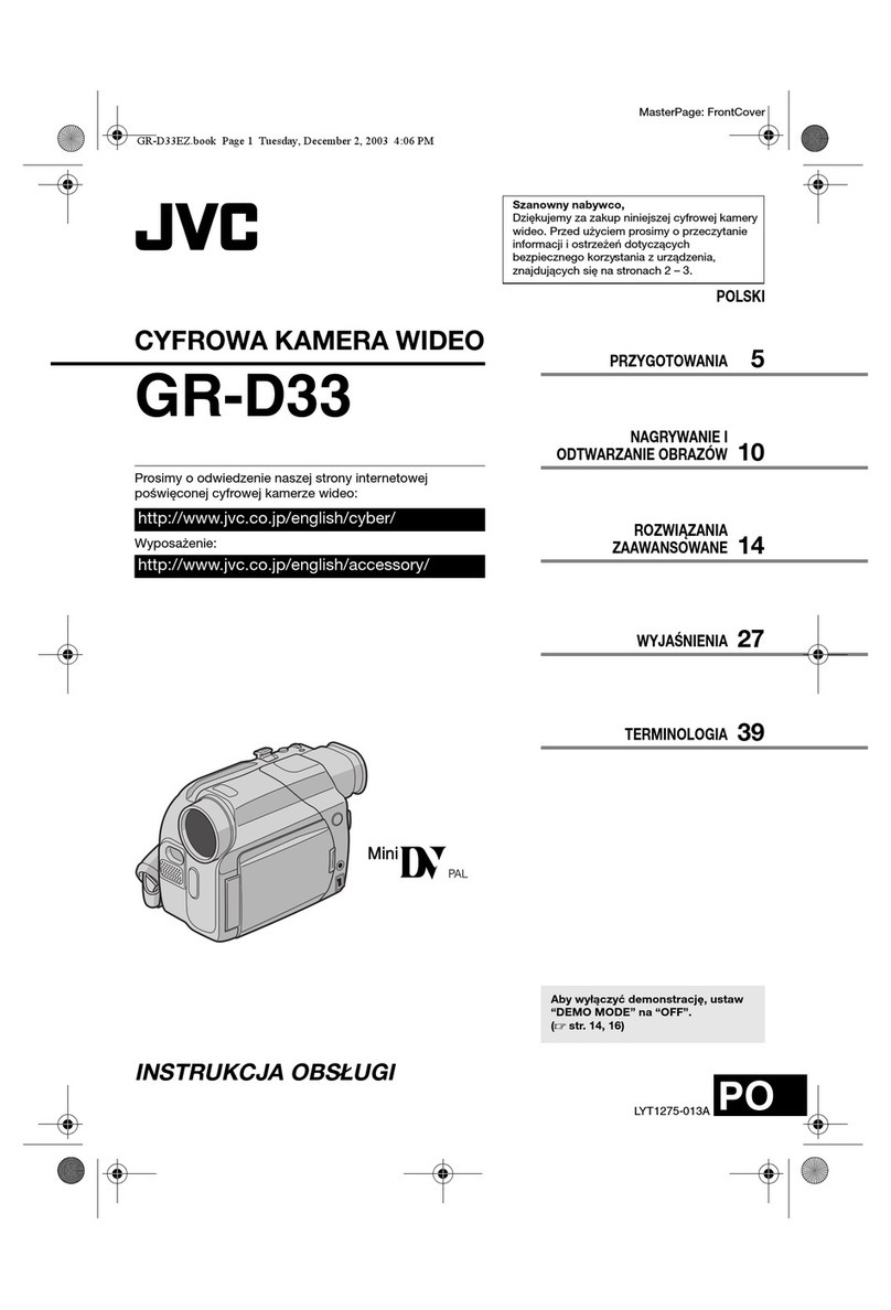 JVC GR-D33 - MiniDV Camcorder With 16x Optical... User manual