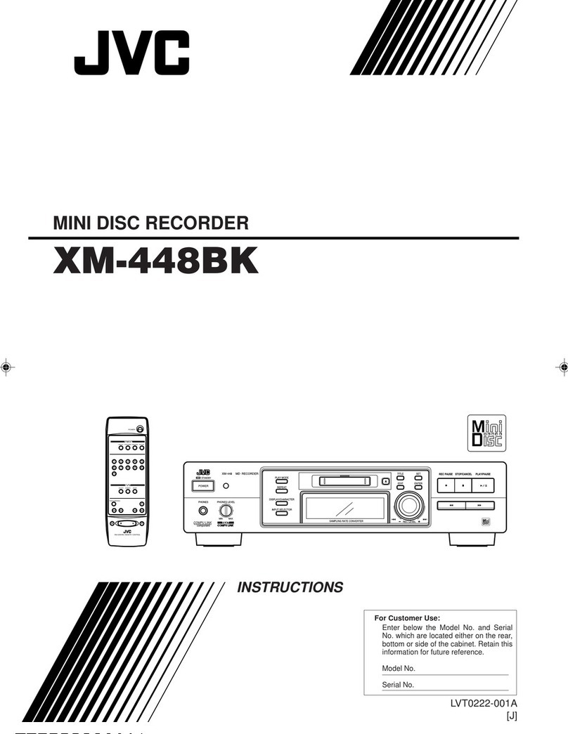 JVC XM-448BK User manual