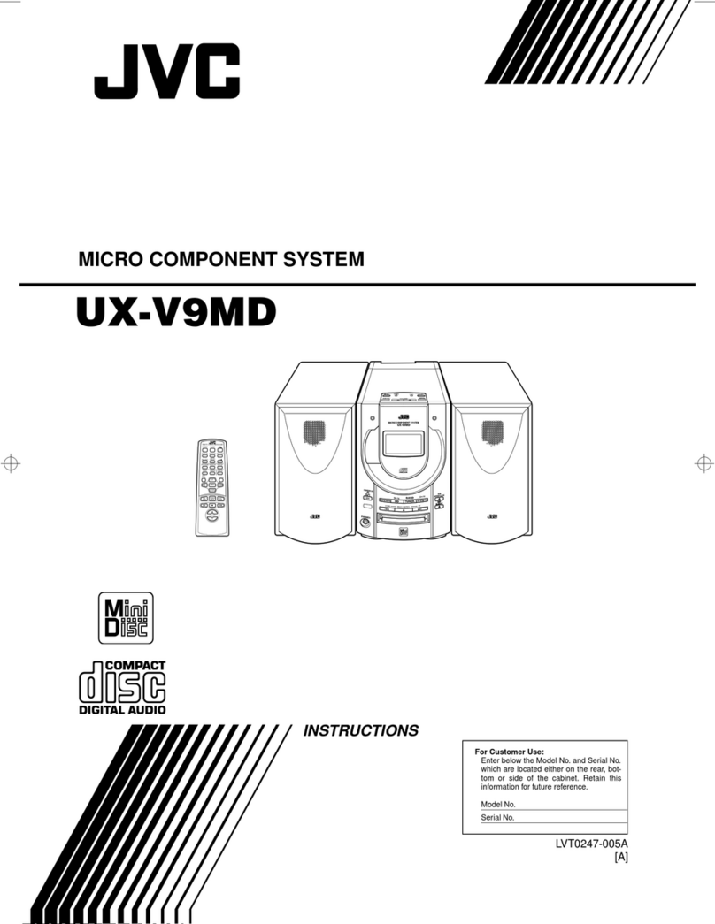 JVC UX-V9MD User manual