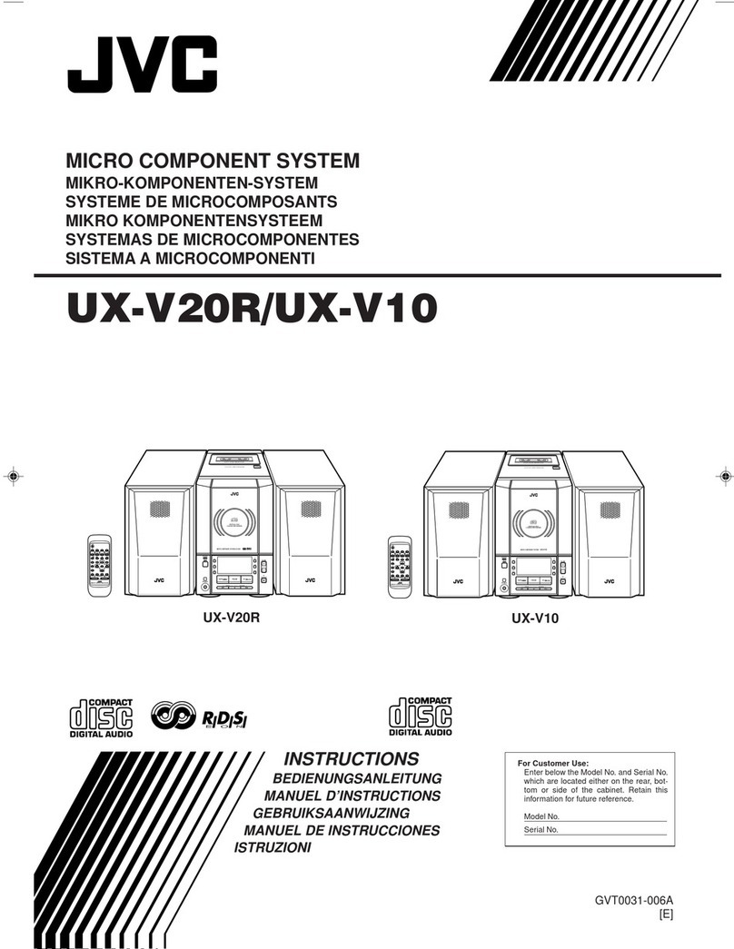 JVC UX-V20R/UX-V10 User manual