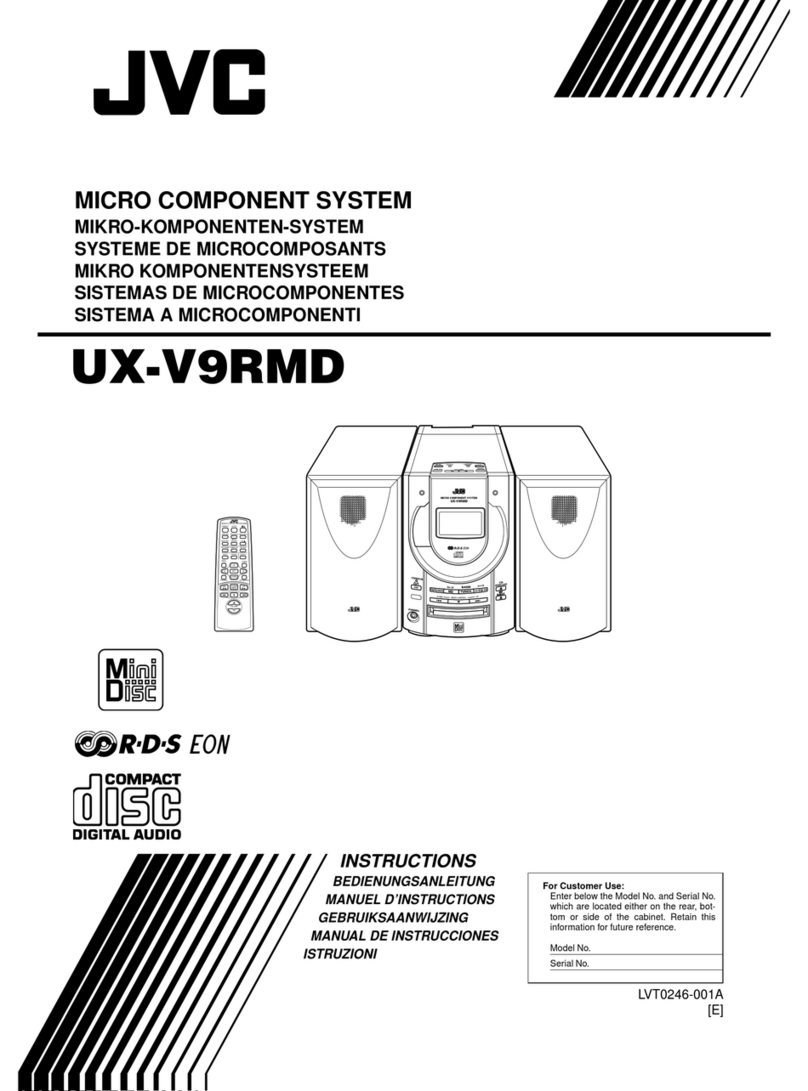 JVC RM-RXUV9RMD User manual