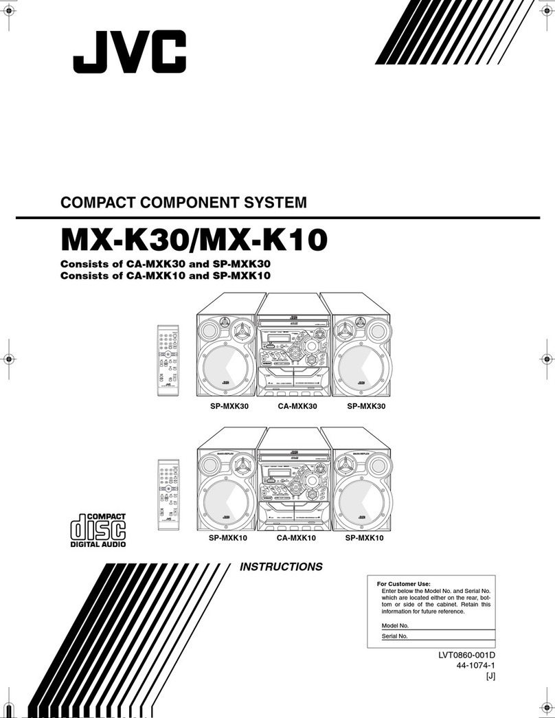 JVC MX-K30 User manual