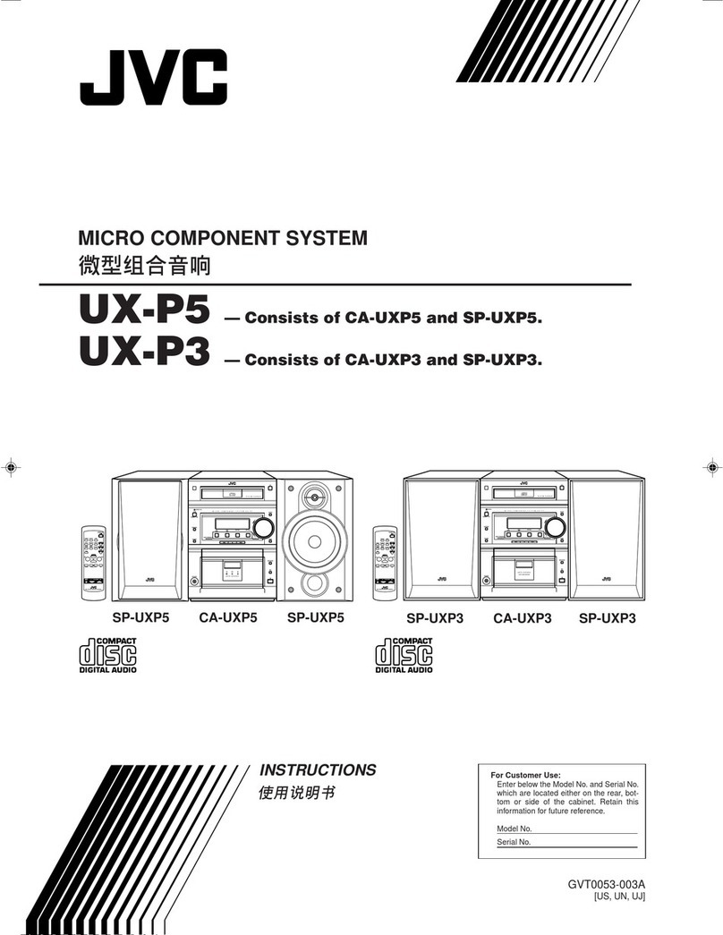 JVC UX-P5/UX-P3 User manual