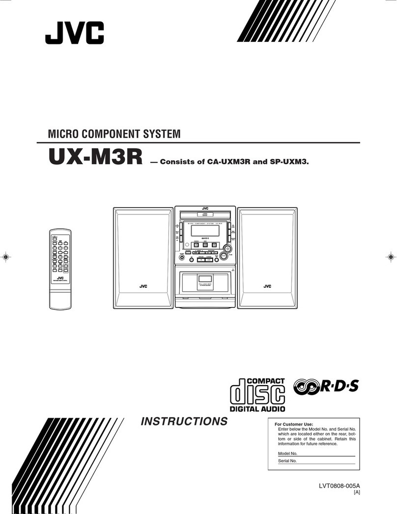 JVC UX-M3R User manual