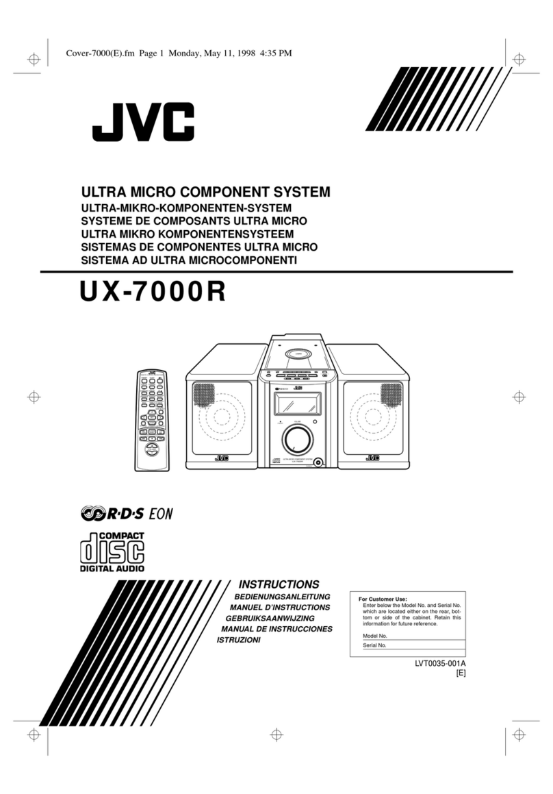 JVC UX-7000R User manual