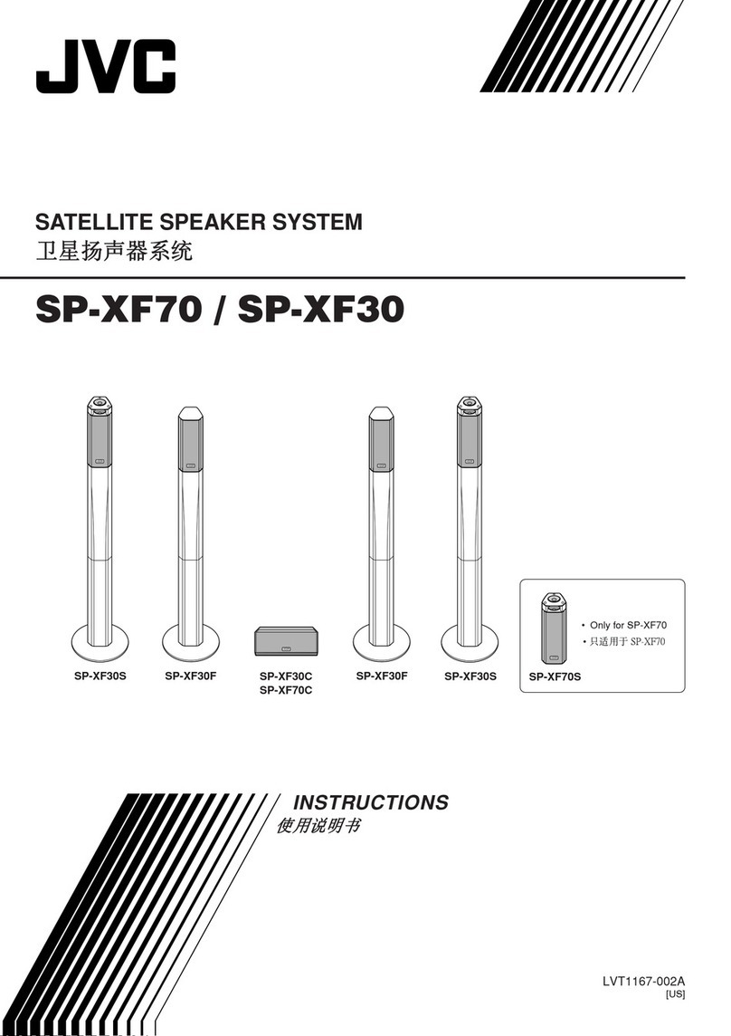 JVC SP-XF30 User manual