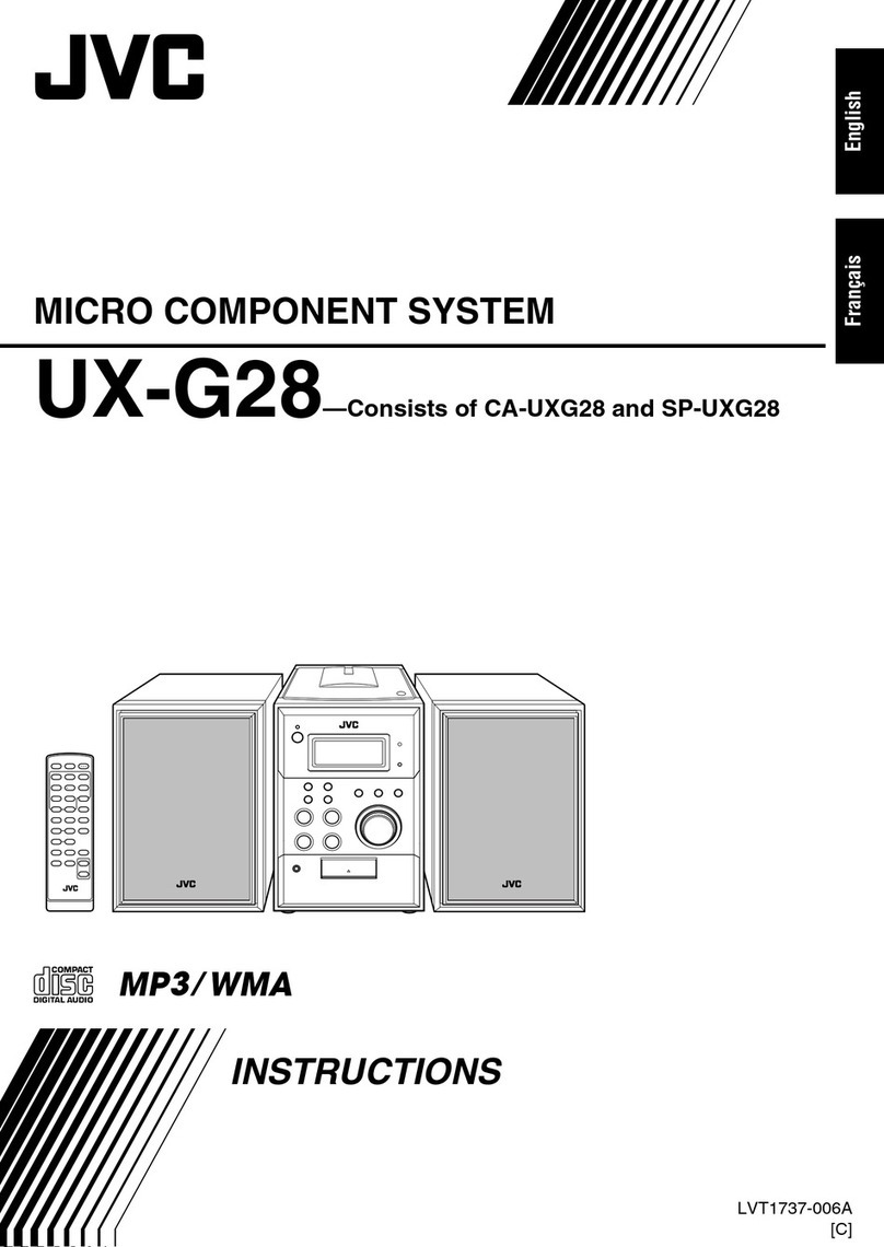 JVC UXG28 - UX G28 Micro System User manual