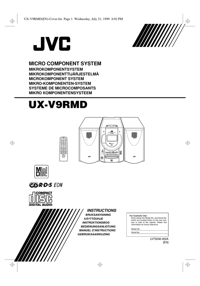 JVC UX-V9RMD User manual
