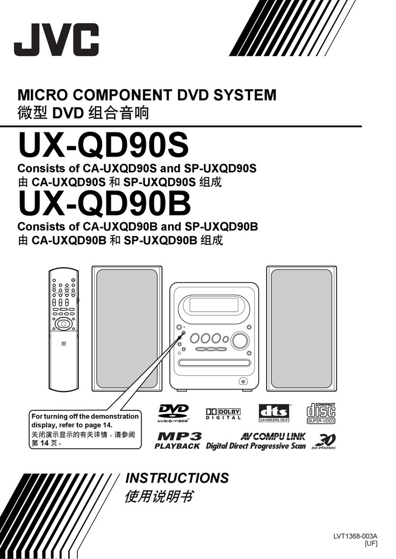 JVC UX-QD90B User manual
