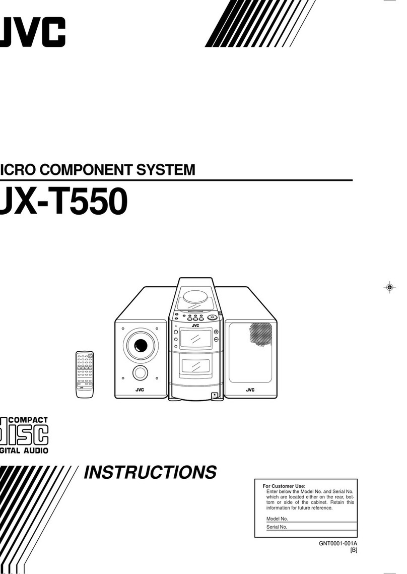 JVC UX-T550 instructions