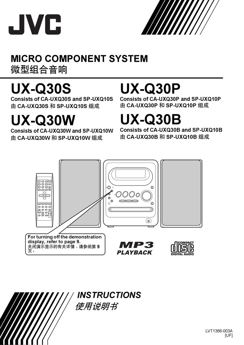 JVC UX-Q30B User manual