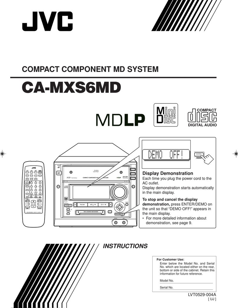 JVC CA-MXS6MD instructions
