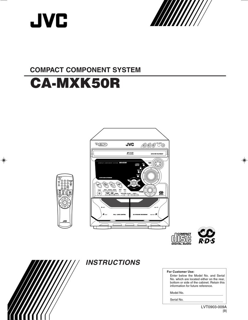 JVC CA-MXK50R User manual