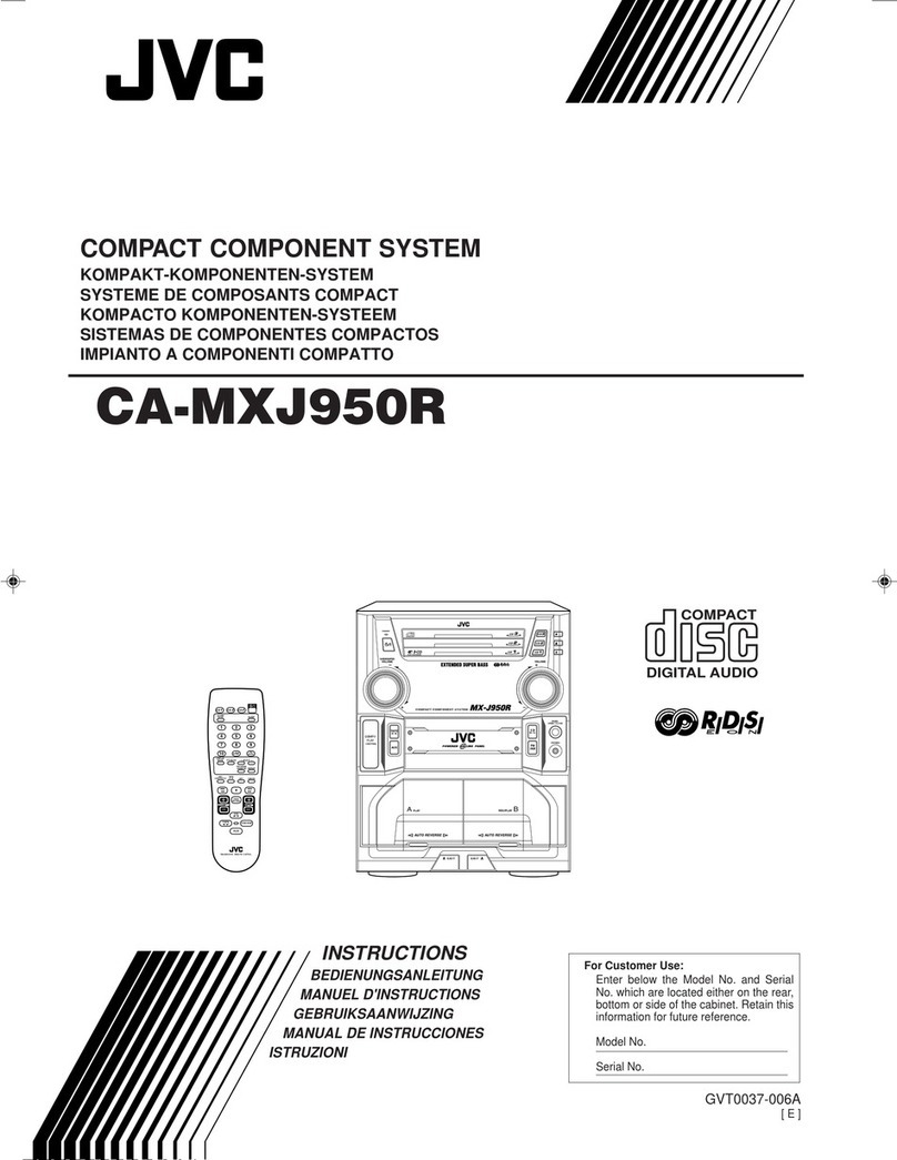JVC CA-MXJ950R User manual