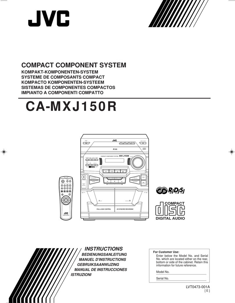 JVC CA-MXJ150R instructions