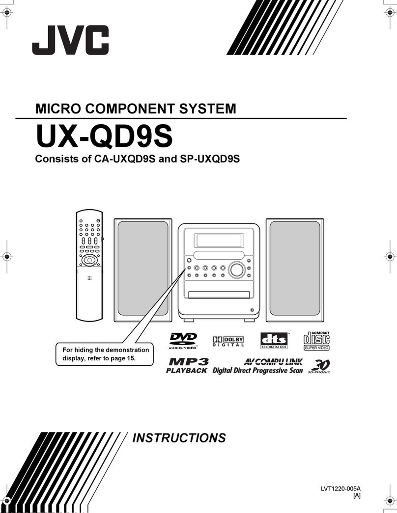 JVC CA-UXQD9S User manual