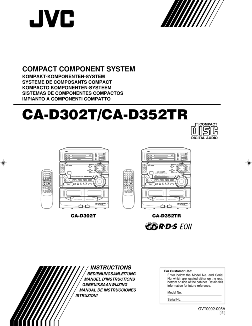 JVC CA-D302T User manual