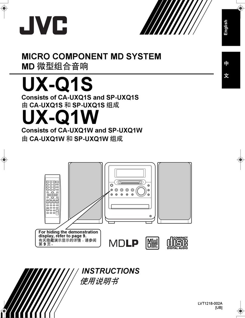 JVC CA-UXQ1S User manual JVC CA-UXQ1S User manual