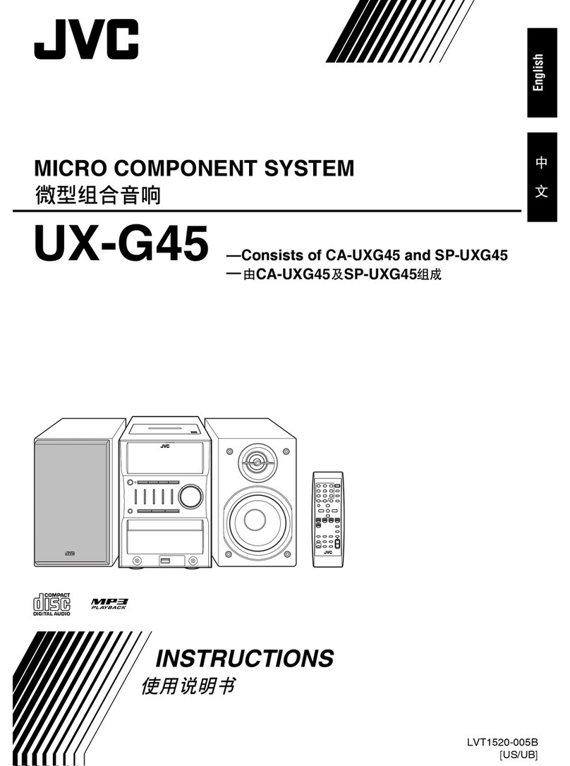 JVC CA-UXG45 User manual JVC CA-UXG45 User manual