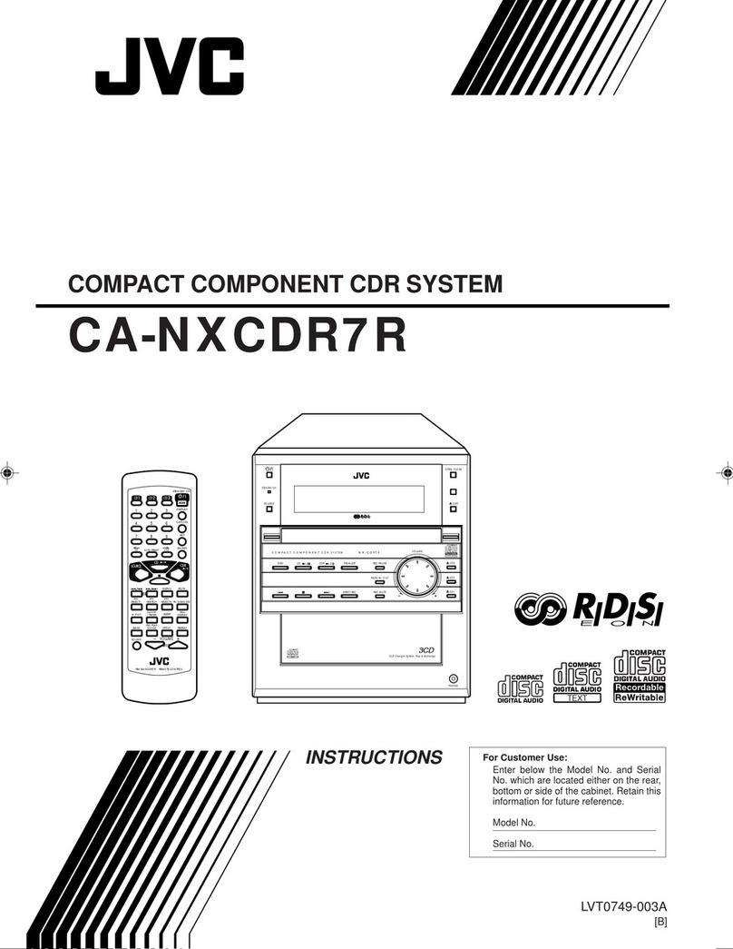JVC CA-NXCDR7R User manual