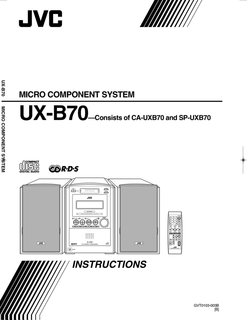 JVC CA-UXB70 User manual