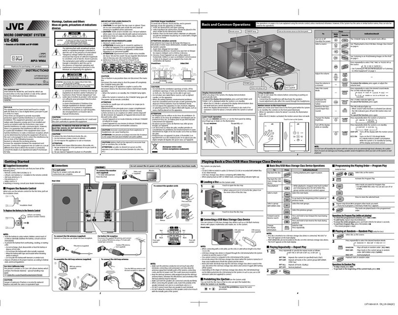 JVC 0209RYMMDWDAT User manual
