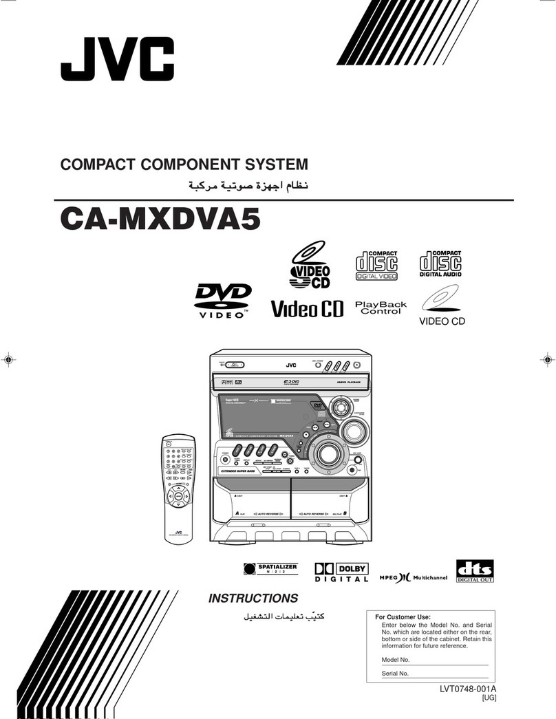 JVC CA-MXDVA5 User manual