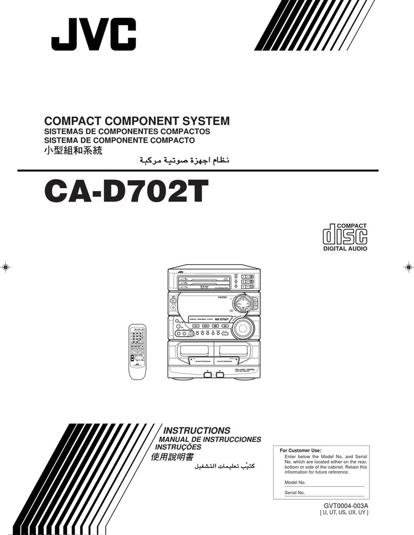 JVC CA-D702T User manual