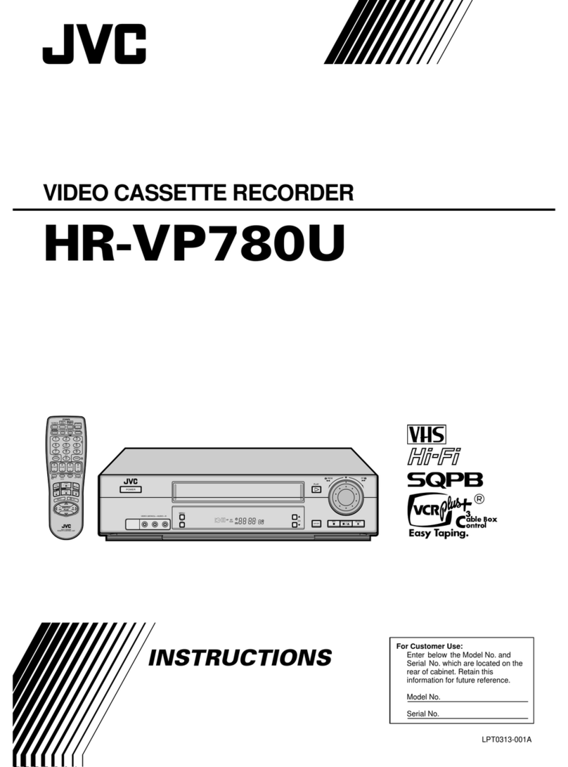 JVC HR-VP780U User manual