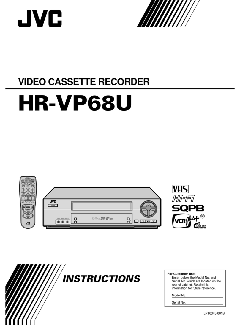 JVC HR-VP68U User manual
