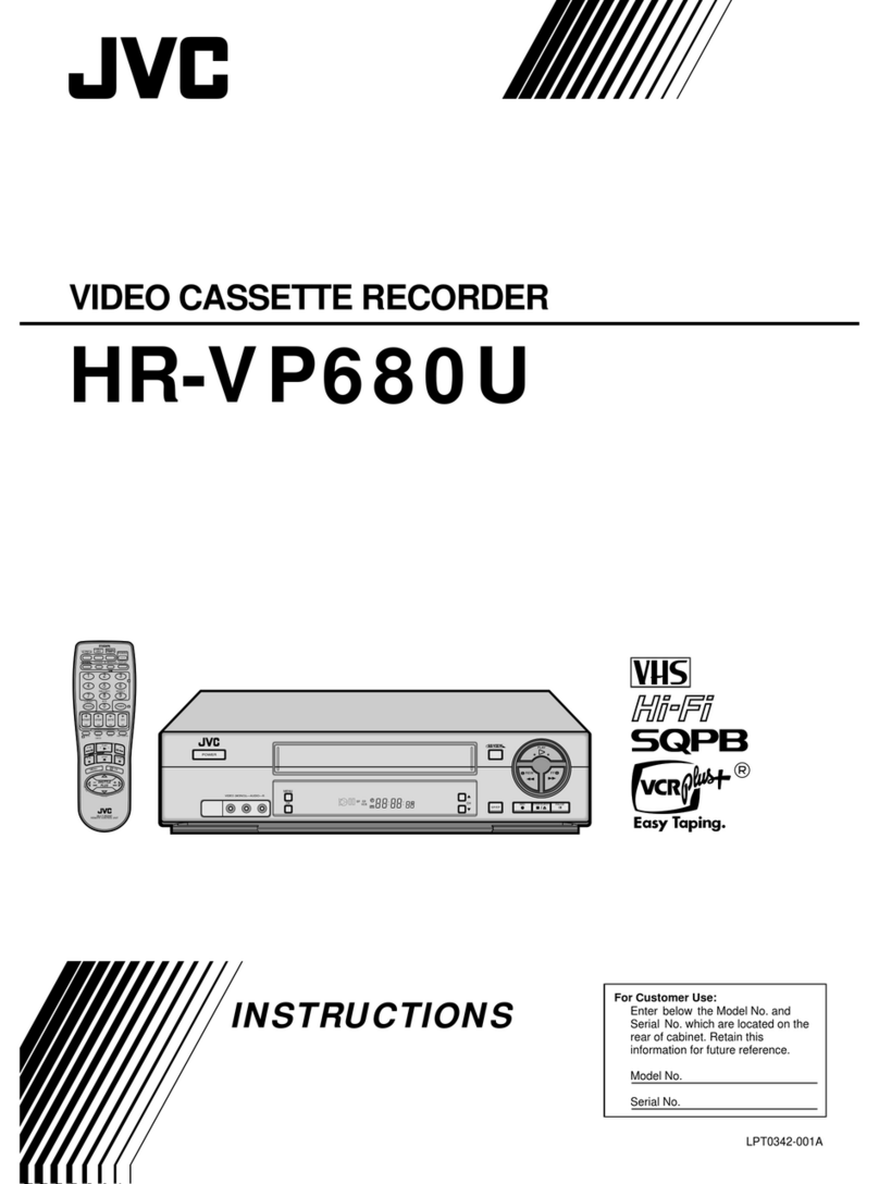 JVC HR-VP680U User manual