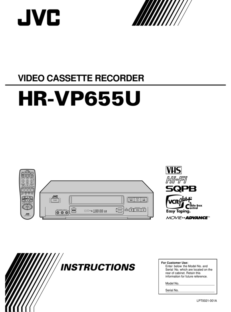 JVC HR-VP655U User manual