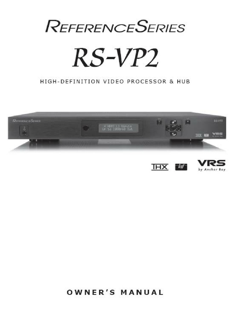 JVC RS-VP2 owner's manual