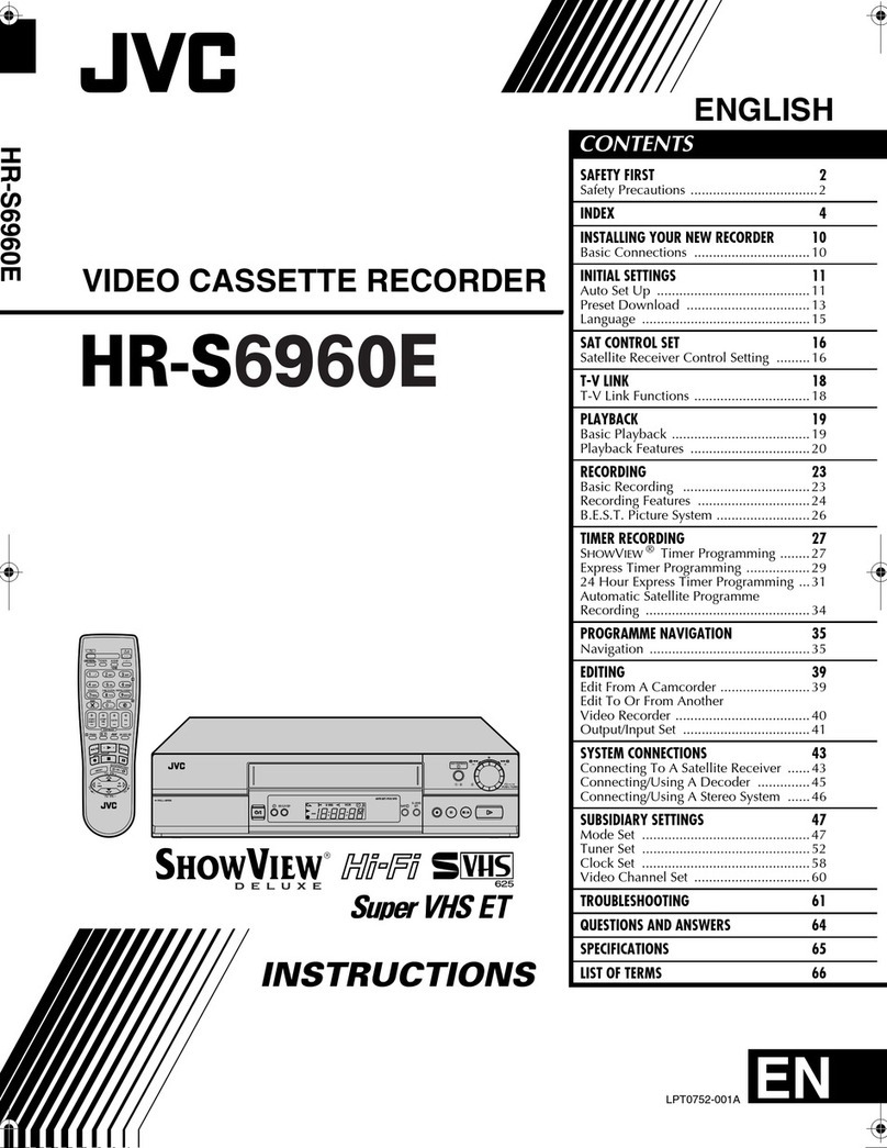 JVC HR-S6960E User manual