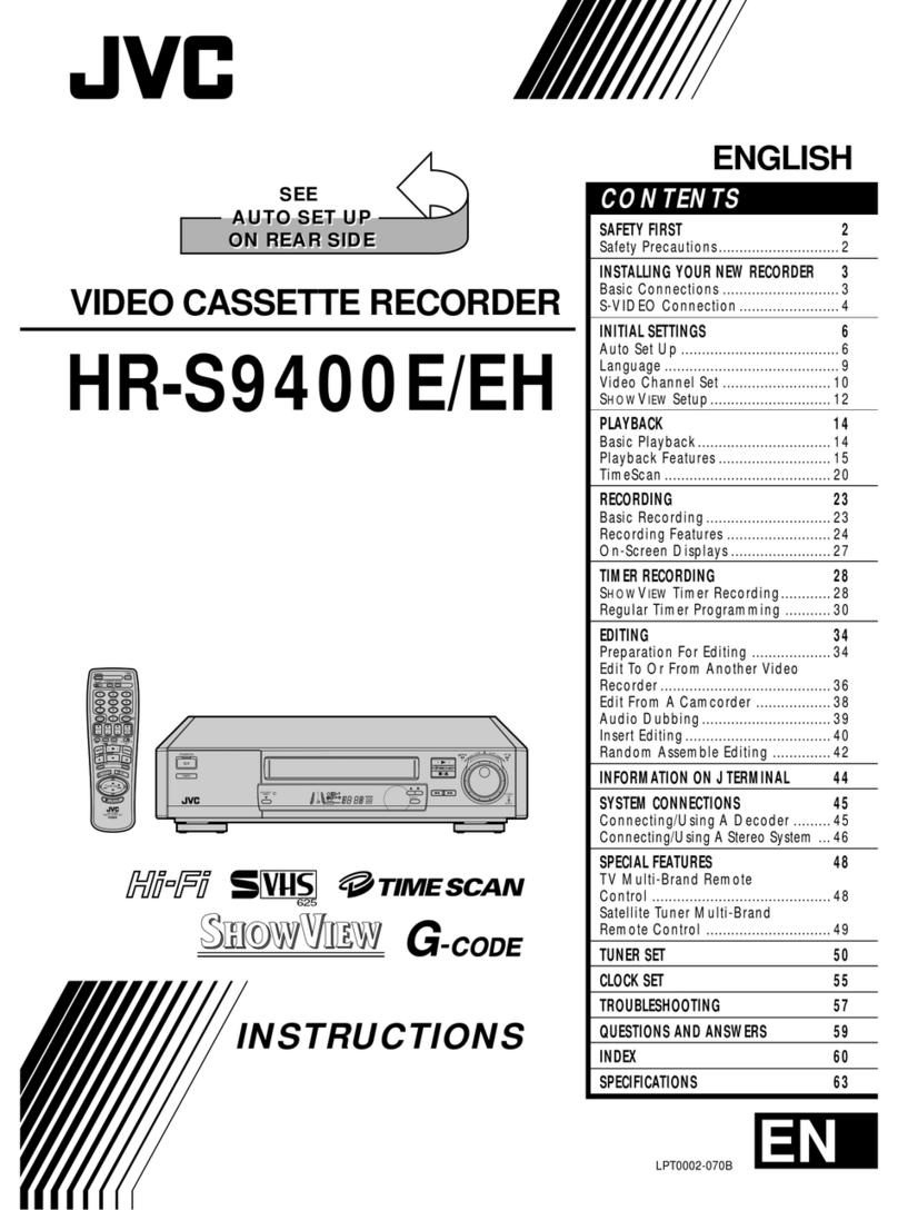 JVC HR-S9400E User manual