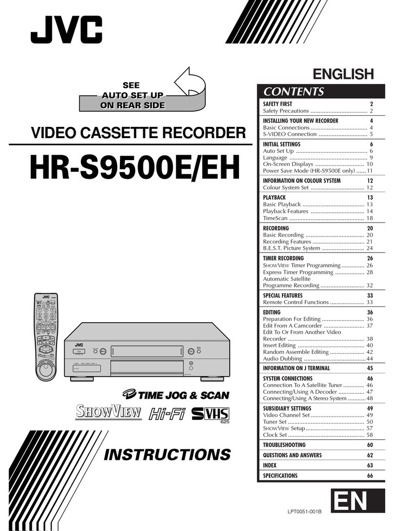JVC HR-S9500EH User manual