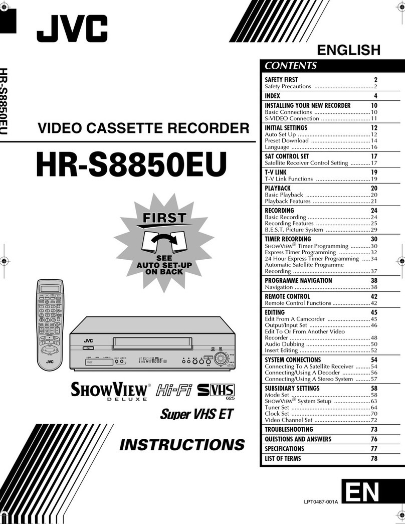 JVC HR-S8850EU User manual