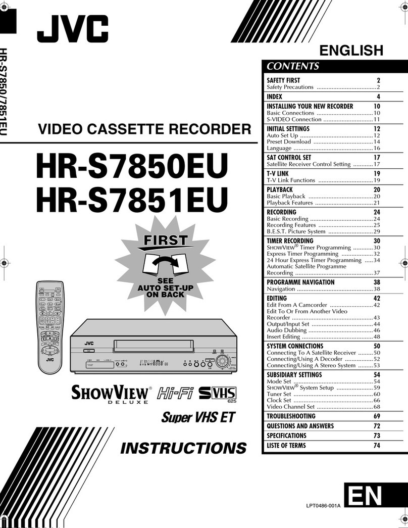JVC HR-S7850EU User manual