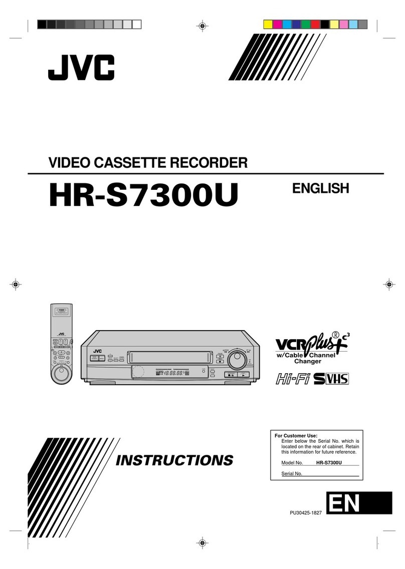 JVC HR-S7300U User manual