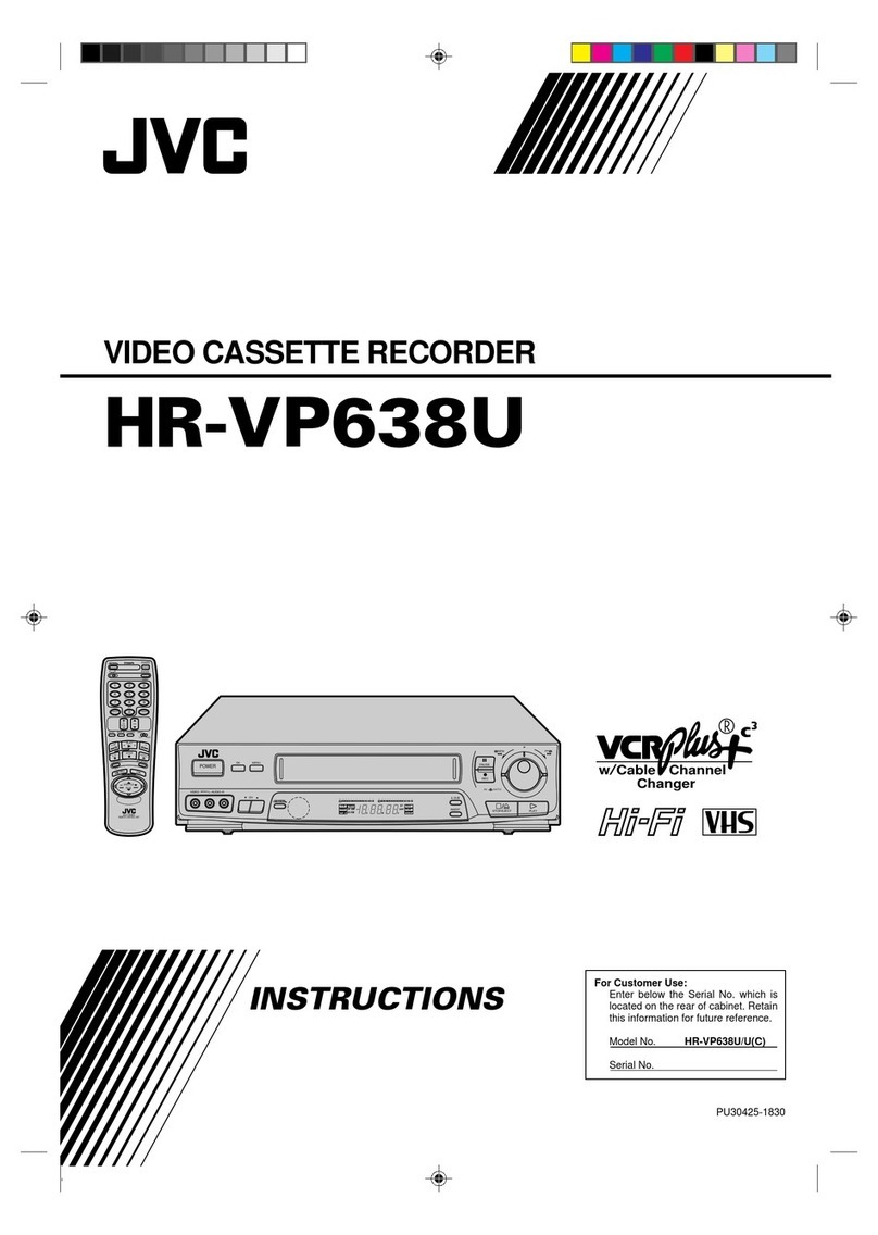 JVC HR-VP638U User manual