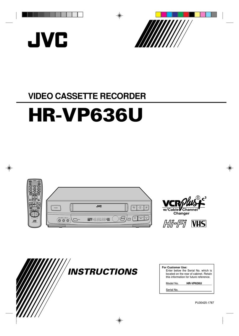 JVC HR-VP636U User manual