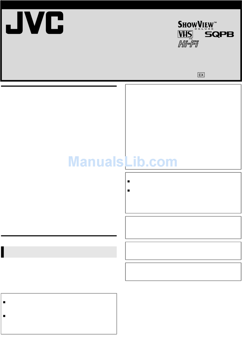 JVC HR-V610E User manual