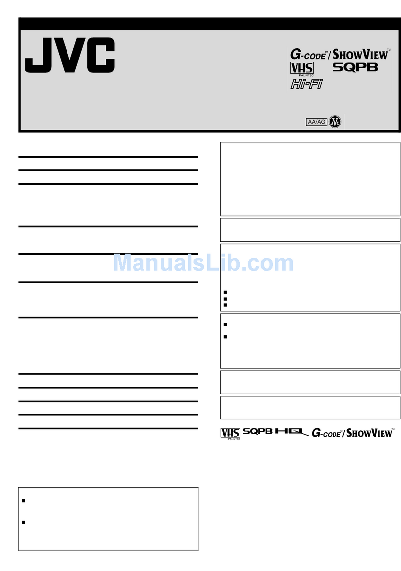 JVC HR-V600AA User manual