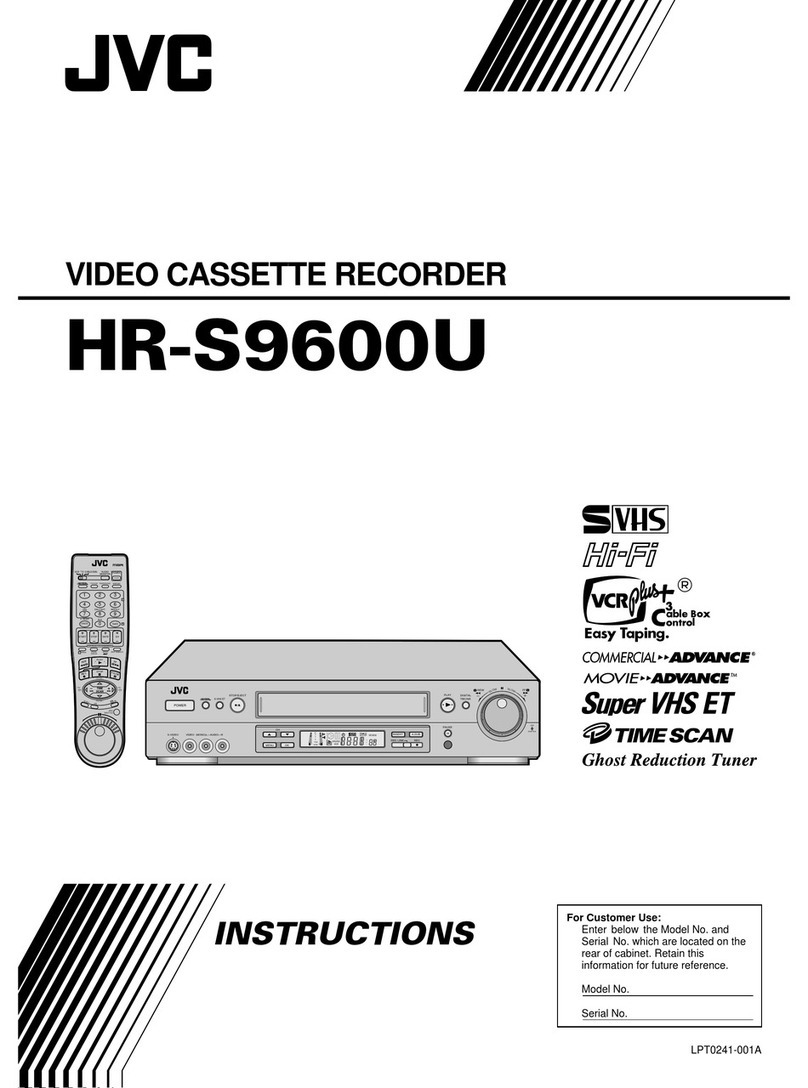 JVC HR-S9600U User manual