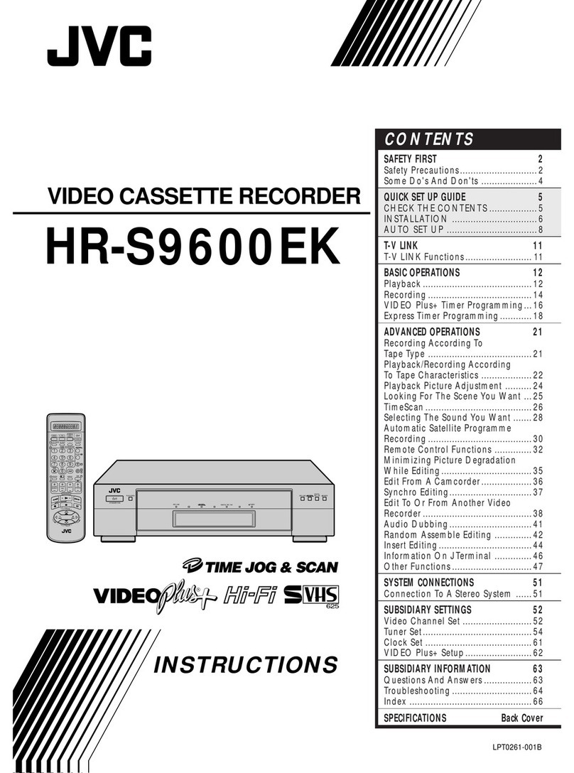 JVC HR-S9600EK User manual
