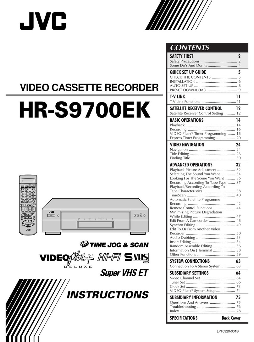 JVC HR-S9700EK User manual