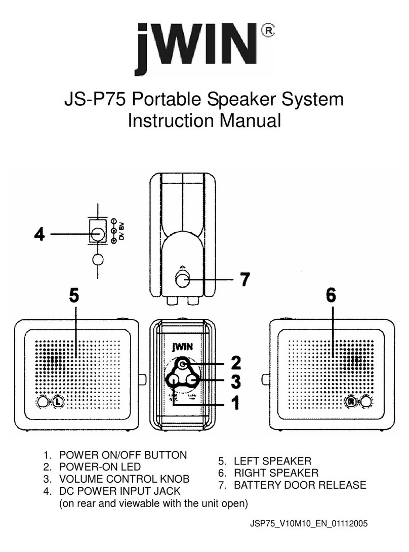 jWIN JS JS-P75 JS-P75 instruction manual