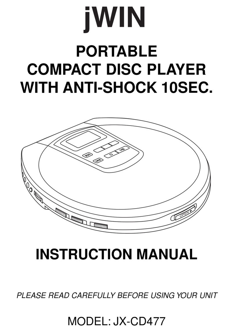 jWIN JX-CD477 User manual